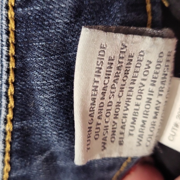 Torrid 18 Regular Boyfriend Blue Denim Jeans with Frayed Hem - Picture 10 of 11